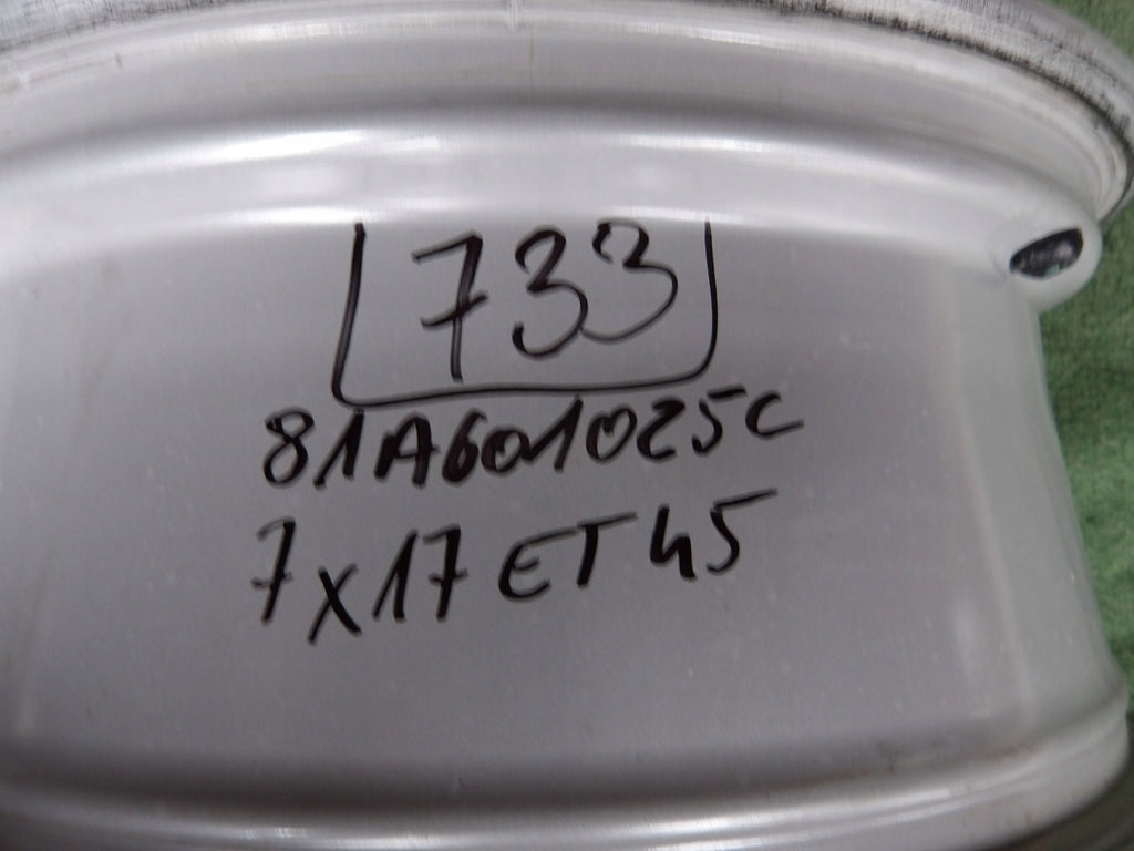 1x Alufelge 17 Zoll 7.0" 5x112 45ET Glanz Silber 81A601025C Audi Q2 Rim Wheel FEL9632381999sh