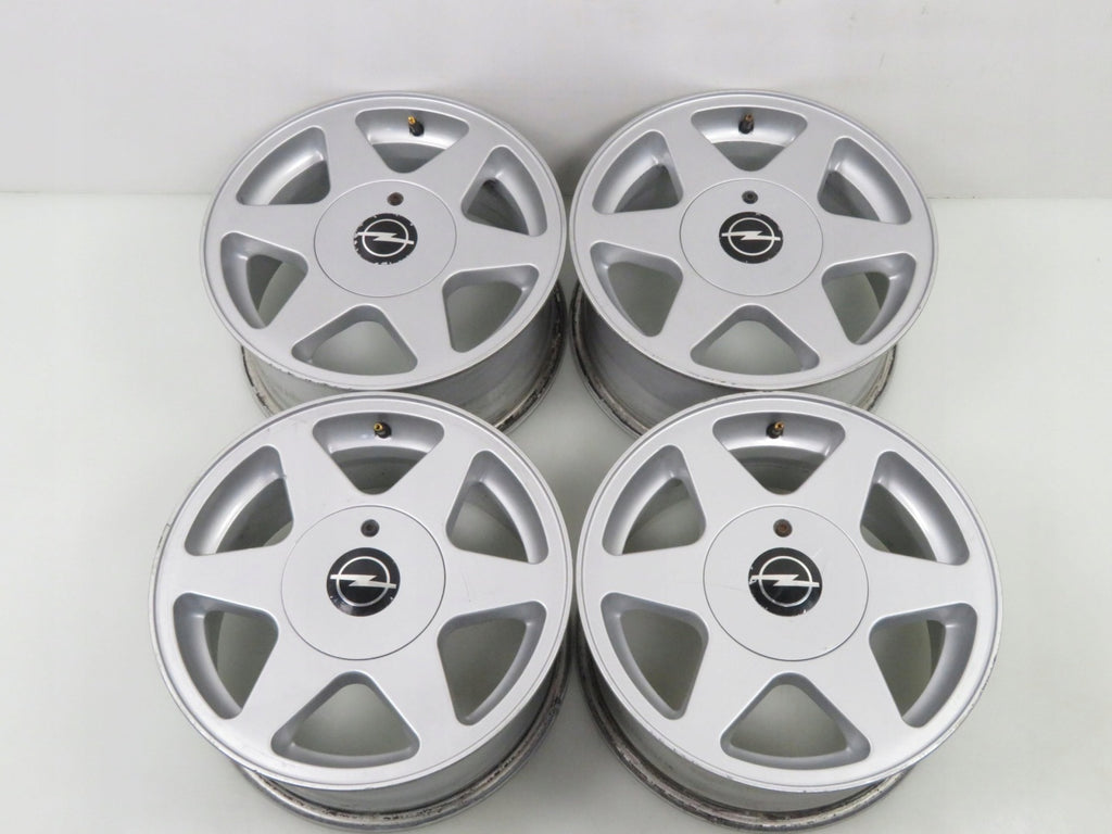 4x Alufelge 15 Zoll 7.0" 5x110 33ET Glanz Silber KBA42428 Opel Vectra Rim Wheel FEL7226772346am