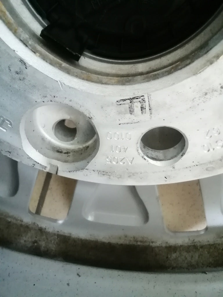 4x Alufelge 16 Zoll 6.5" 5x112 38ET A2054010100 Mercedes-Benz Rim Wheel FEL2083950935uw