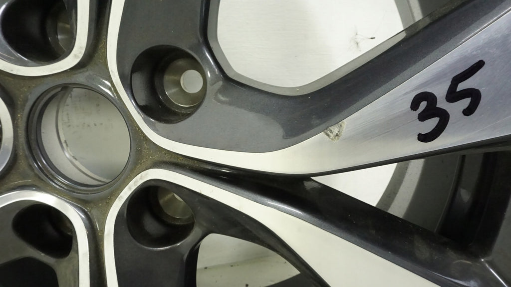 1x Alufelge 17 Zoll 7.0" 5x114.3 35ET Glanz Schwarz 403009172 Mg Asx Captur Ii FEL9944496367ma