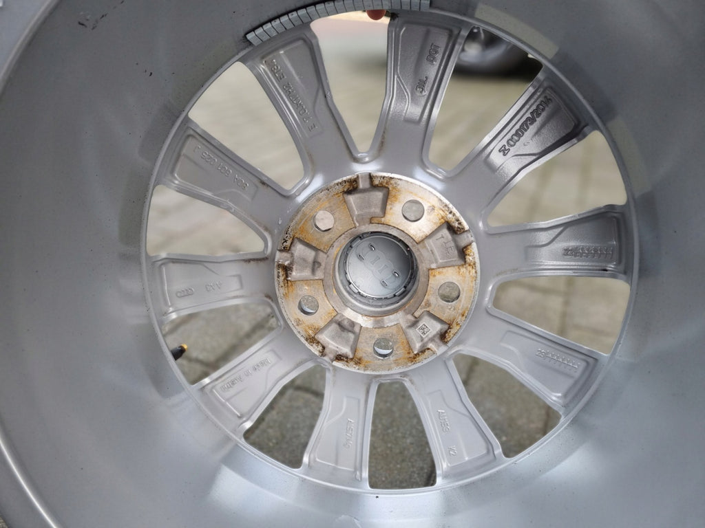 4x Alufelge 17 Zoll 7.0" 5x112 34ET Glanz Silber 80A601025J Audi Rim Wheel FEL9368930044qe