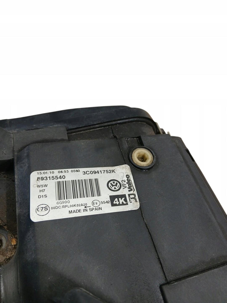 Frontscheinwerfer VW Passat 3C0941752K 89315540 Rechts Scheinwerfer Headlight SCH8363308990xp
