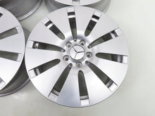 Laden Sie das Bild in den Galerie-Viewer, 4x Alufelge 17 Zoll 7.0" 5x112 48 5ET Silber A2054012100 Mercedes-Benz W205 W204 FEL9065313973xt