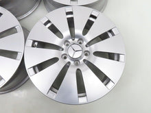 Laden Sie das Bild in den Galerie-Viewer, 4x Alufelge 17 Zoll 7.0" 5x112 48 5ET Silber A2054012100 Mercedes-Benz W205 W204 FEL9065313973xt