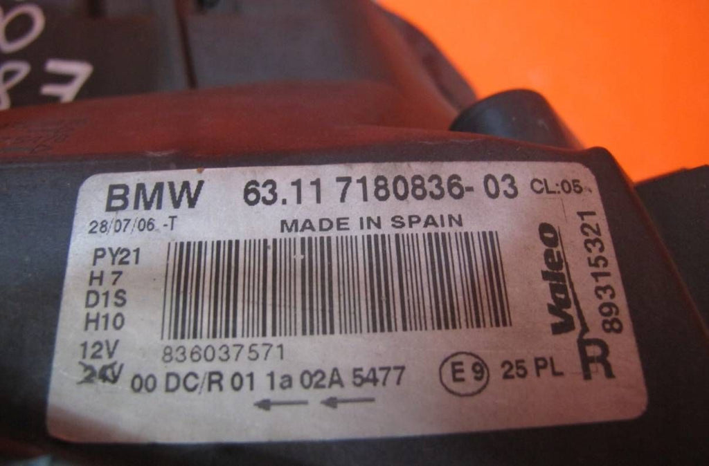 Frontscheinwerfer BMW E81 E87 6311718083603 Xenon Rechts Scheinwerfer Headlight SCH4254820425ys