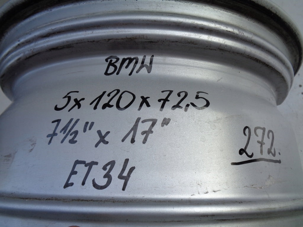 1x Alufelge 17 Zoll 7.5" 5x120 34ET 6A86A8 Bmw Rim Wheel FEL5964043110tf