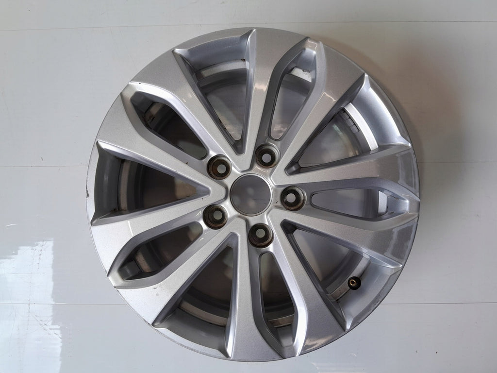 1x Alufelge 16 Zoll 6.5" 5x114.3 44ET Glanz Silber 403007521R Renault Zoe FEL9104234456hn