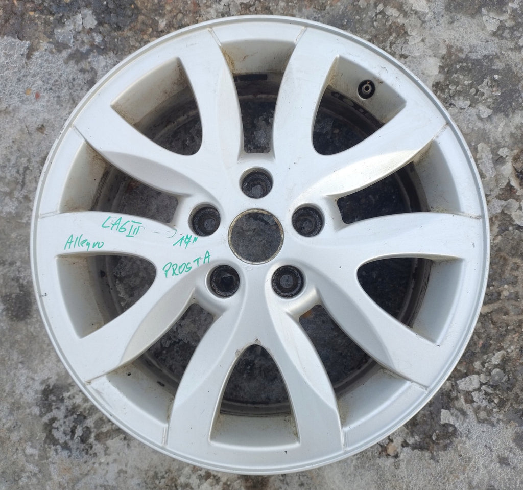 1x Alufelge 17 Zoll 7.0" 5x114.3 47ET 8200589047 Renault Laguna Iii Rim Wheel FEL8329221875zi
