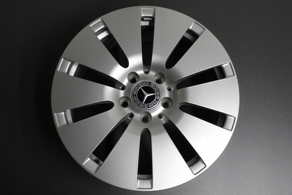 4x Alufelge 17 Zoll 8.0" 5x112 54ET Glanz Silber A2054013800 Mercedes-Benz W205 FEL2605949180ra