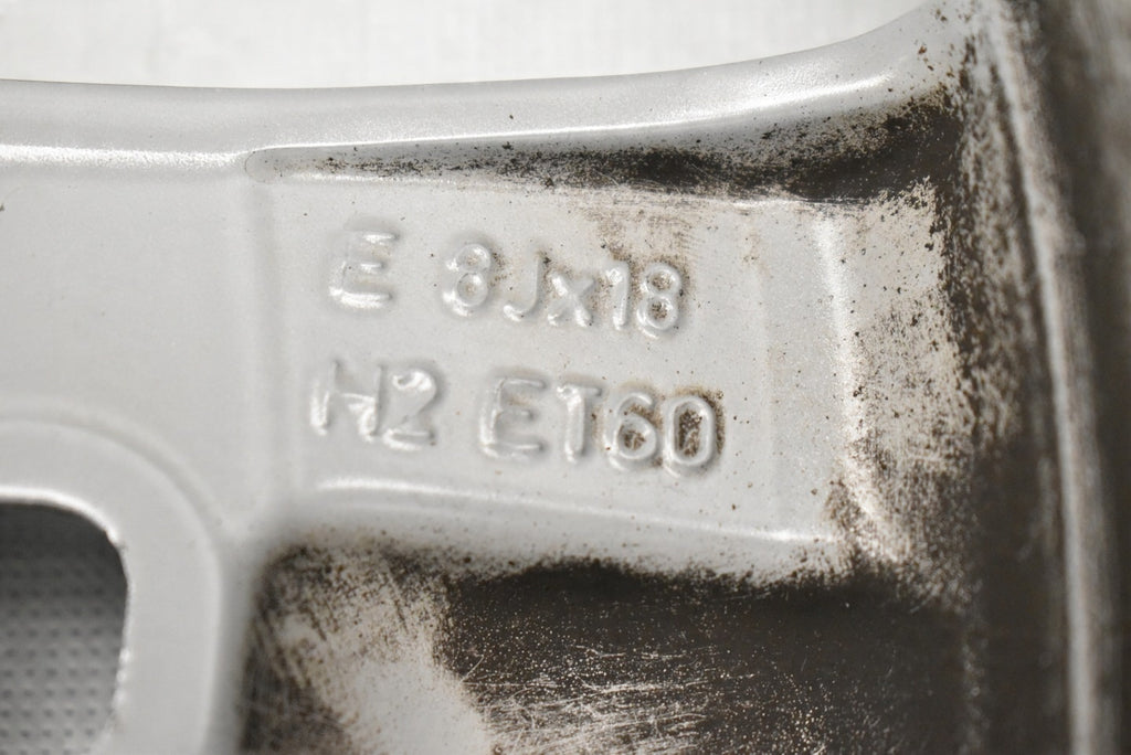 4x Alufelge 18 Zoll 8.0" 5x112 60ET Glanz Silber A1644015702 Mercedes-Benz W164