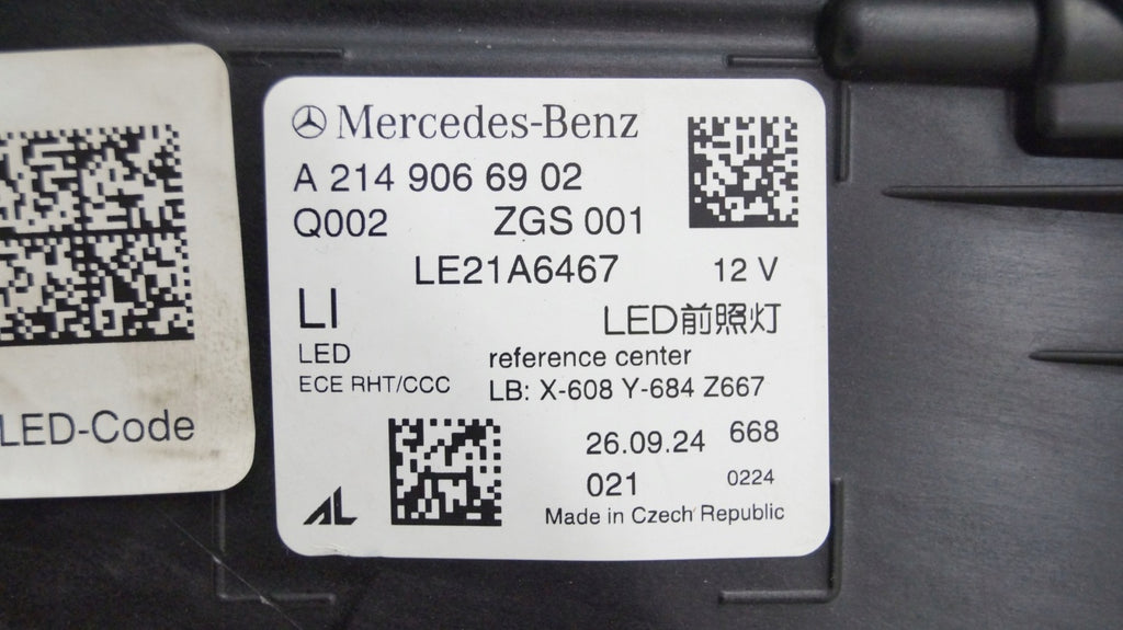 Frontscheinwerfer Mercedes-Benz 2149066902 LED Links Scheinwerfer Headlight SCH8845879756vf