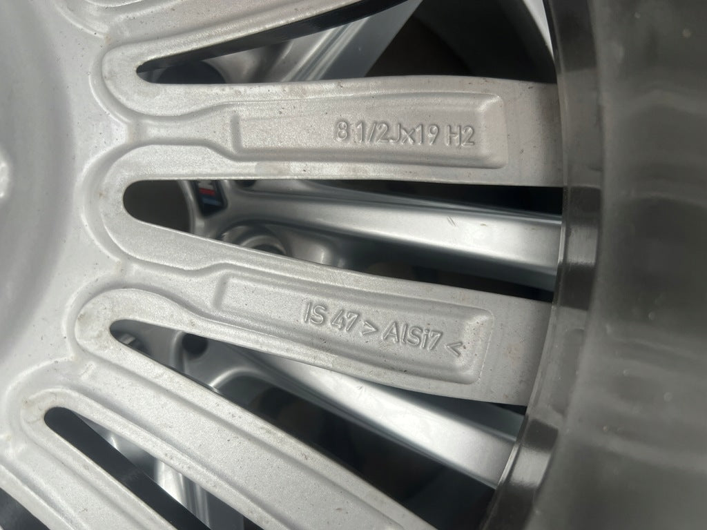 1x Alufelge 19 Zoll 8.5" 5x120 47ET Glanz Silber 6877137 BMW F10 F30 F31 Mg FEL8878542585cr