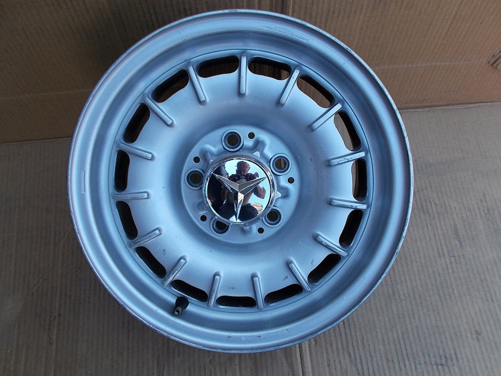 1x Alufelge 14 Zoll 6.0" 5x112 30ET Mercedes-Benz W126 Rim Wheel