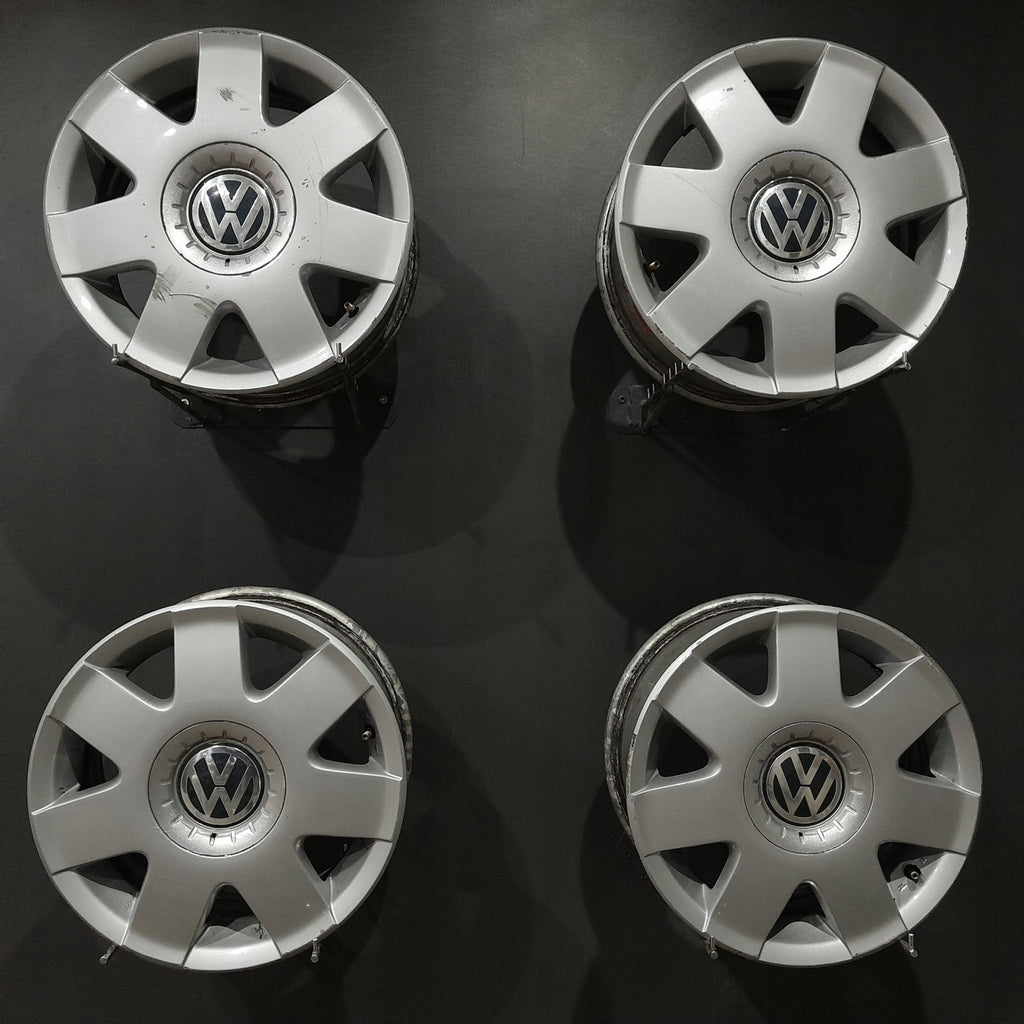 4x Alufelge 14 Zoll 6.0" 5x100 43ET 6Q0601025K VW I Rim Wheel FEL3747093571gn