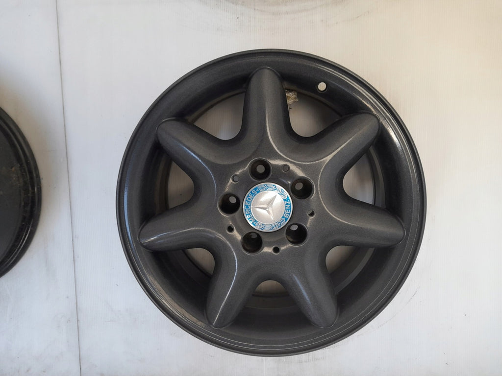 1x Alufelge 16 Zoll 7.0" 5x112 37ET Glanz Graphit A2034010302 Mercedes-Benz FEL2981201098st