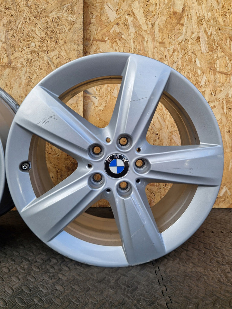 4x Alufelge 17 Zoll 7.5" 5x112 54ET Silber 6855087 BMW Rim Wheel FEL1121515357my
