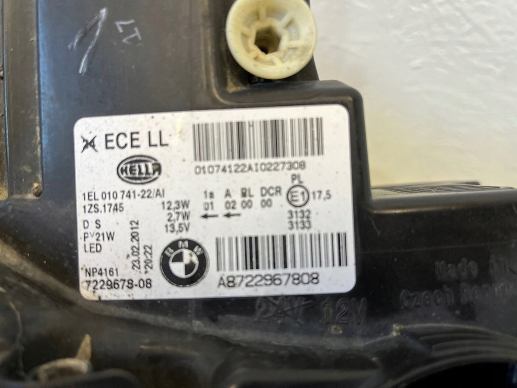 Frontscheinwerfer BMW 1 F21 F20 7229678-08 Xenon Rechts Scheinwerfer Headlight SCH2036383372jn