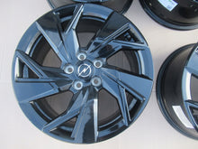 Load image into Gallery viewer, 4x Alufelge 17 Zoll 7.5" 5x108 44ET Glanz Schwarz 9843281580 Opel Astra L FEL8142736831ip