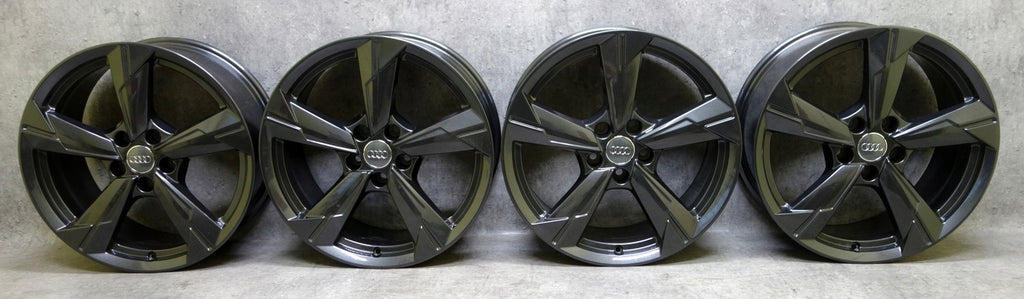 4x Alufelge 18 Zoll 8.0" 5x112 39ET Glanz Silber 4K0601025 Audi A6 C8 Rim Wheel