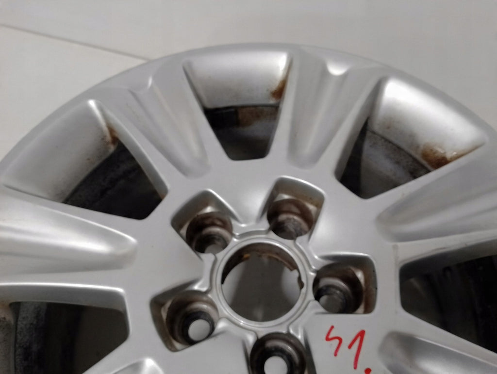 1x Alufelge 15 Zoll 6.5" 5x100 34ET Glanz Silber 8X0601025 Audi Rim Wheel