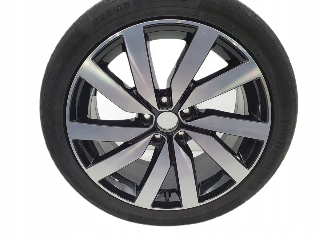 1x Alufelge 18 Zoll 7.5" 5x112 35ET Glanz Schwarz 7N0601025P VW Sharan Rim Wheel FEL2806871382qe