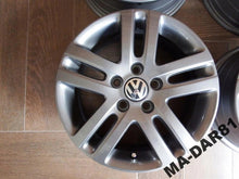 Load image into Gallery viewer, 4x Alufelge 16 Zoll 6.5" 5x112 50ET Glanz Silber VW Golf VII Touran Rim Wheel FEL9576845537ip