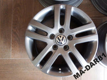 Load image into Gallery viewer, 4x Alufelge 16 Zoll 6.5" 5x112 50ET Glanz Silber VW Golf VII Touran Rim Wheel FEL9576845537ip
