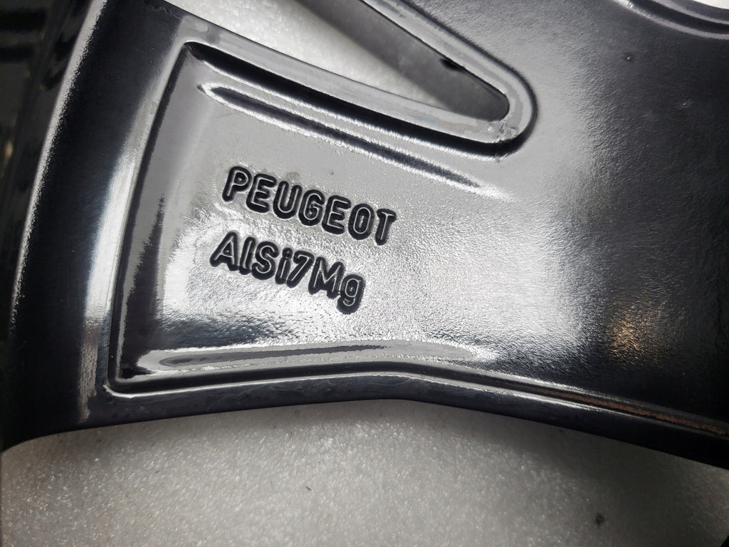 1x Alufelge 17 Zoll 6.5" 4x108 20ET Glanz Schwarz 9678398277 Peugeot 2008 Ii FEL9387645545ou
