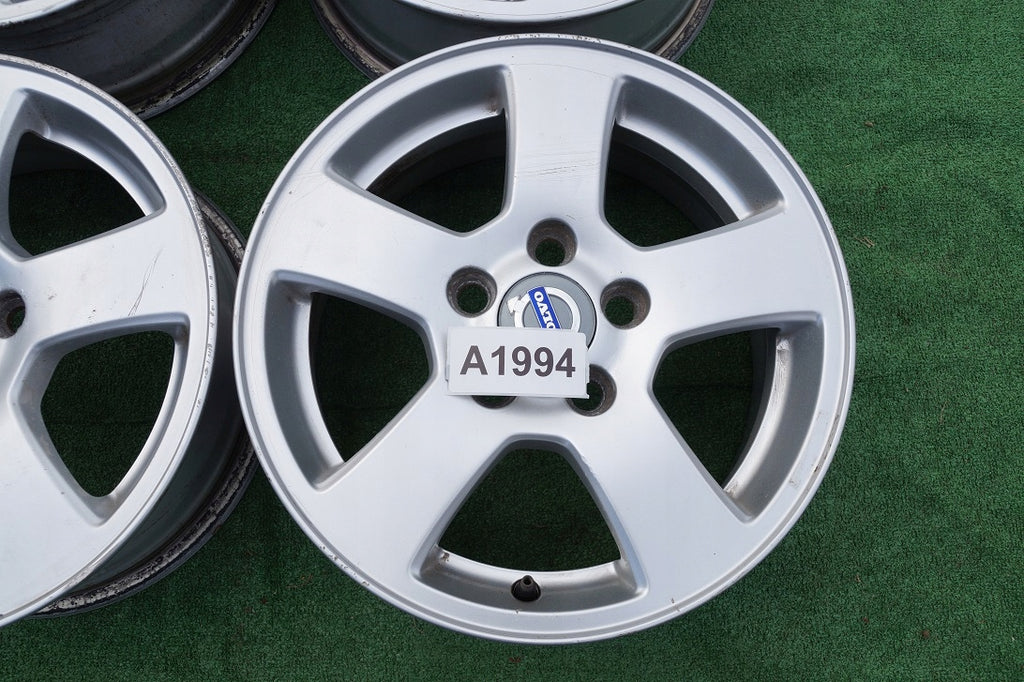 4x Alufelge 15 Zoll 6.0" 5x108 46ET Glanz Silber 30714962 Volvo S40 I Rim Wheel FEL2215025674wm