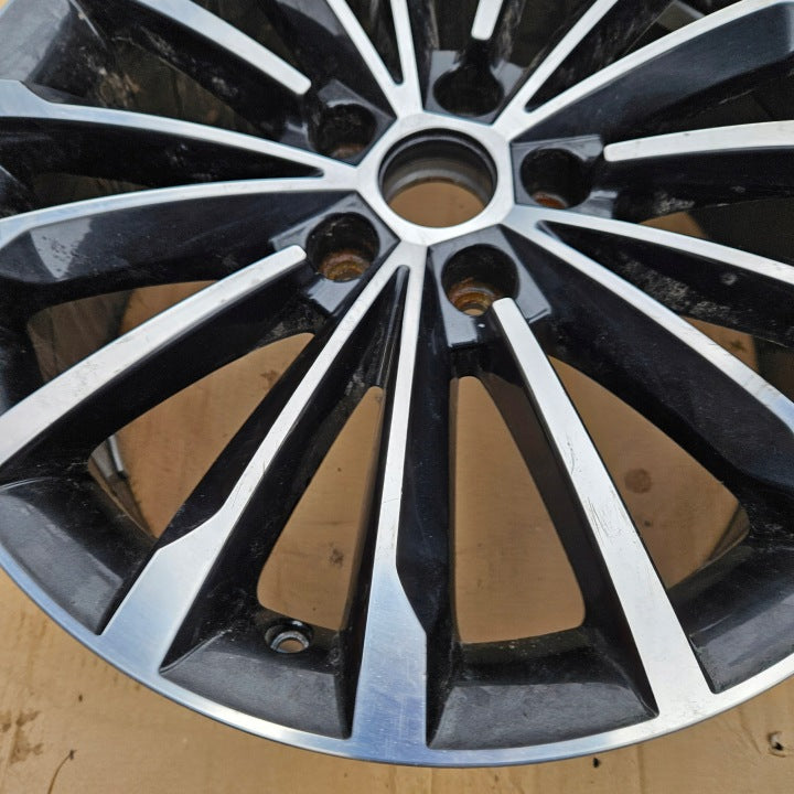 1x Alufelge 18 Zoll 7.0" 5x112 43ET Schwarz 565601025L 565601025E Skoda Kodiaq FEL5195224162vu