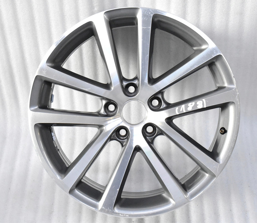 1x Alufelge 18 Zoll 7.5" 5x112 51ET Glanz Silber 1K0601025AG Mg 6 Touran