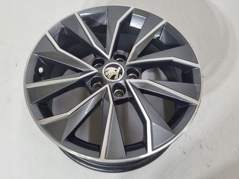 1x Alufelge 16 Zoll 7.0" 5x100 46ET 6V0601025 Mg Fabia Iii Rim Wheel FEL4899993725bj