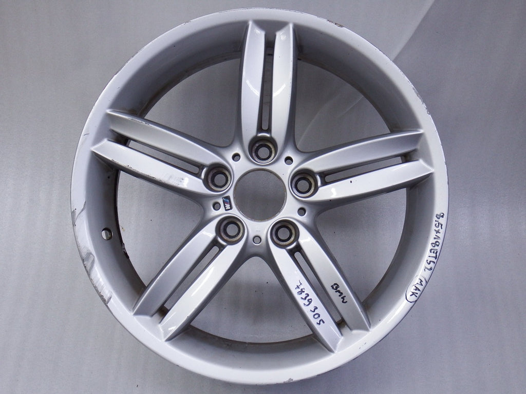 1x Alufelge 18 Zoll 8.5" 5x120 52ET Silber 7839305 BMW 1 E87 Rim Wheel