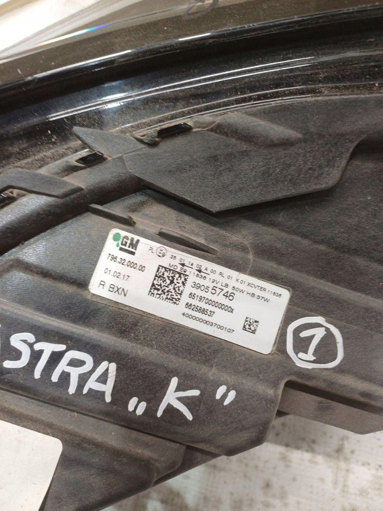 Frontscheinwerfer Opel Astra K 39055746 LED Rechts Scheinwerfer Headlight SCH7462148493fe