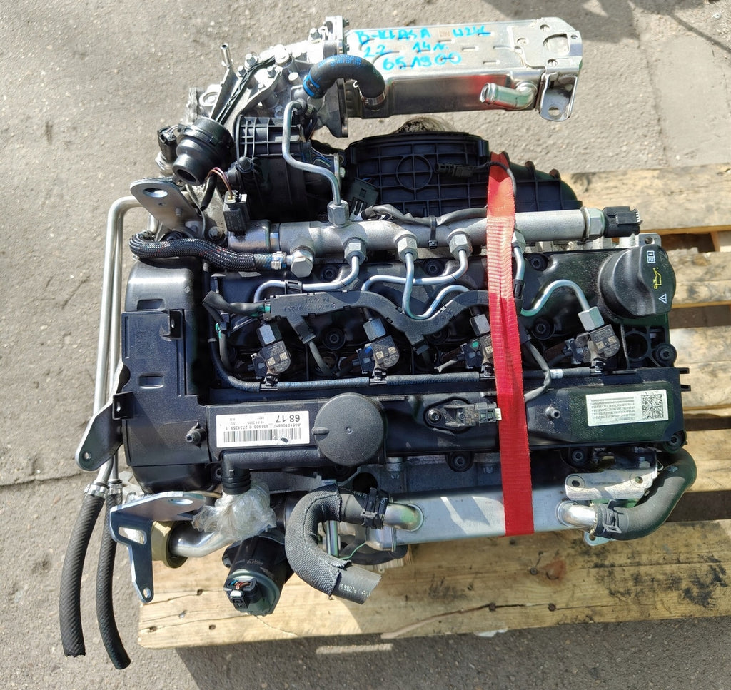Motor Mercedes-Benz W246 651900 2.2 126TKm 2014 Diesel Engine Unkomplett