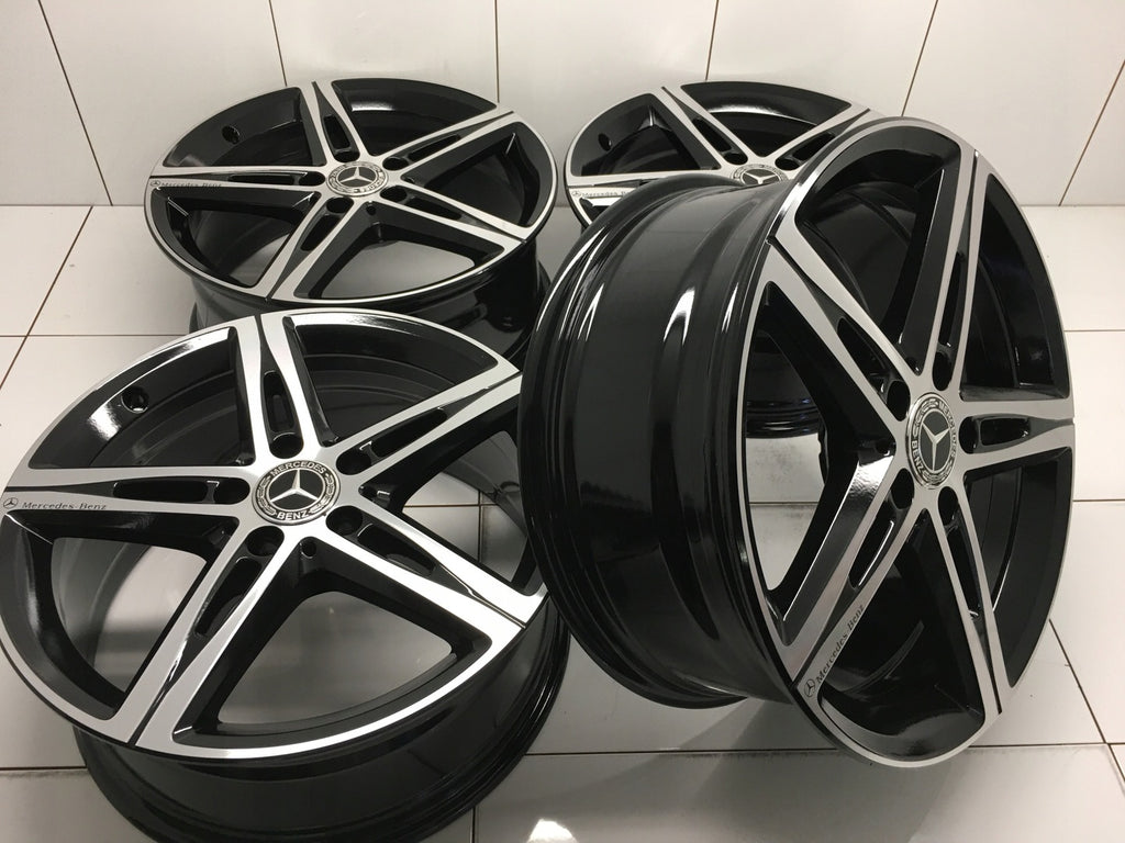 4x Alufelge 18 Zoll 7.5" 5x112 49ET Graphit A1774010700 Mercedes-Benz Cla