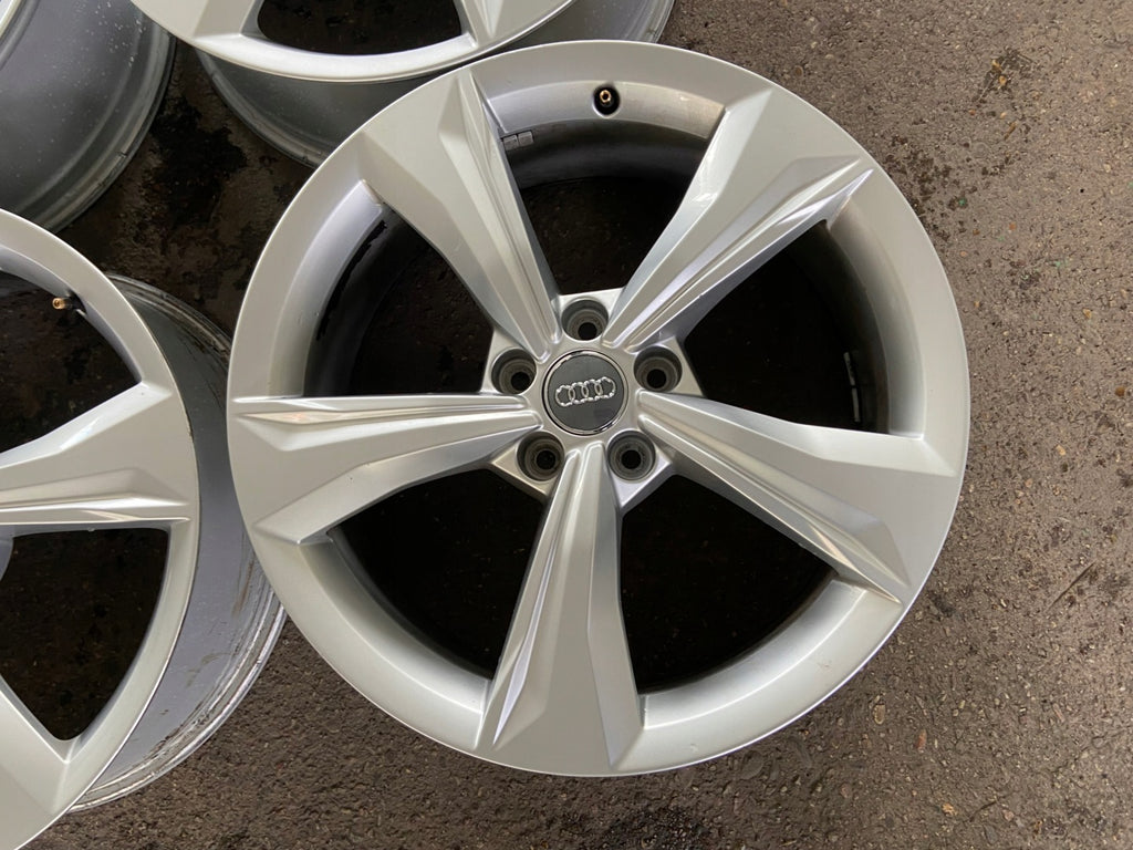 4x Alufelge 19 Zoll 7.0" 5x112 34ET Glanz Silber 80A601025K Audi Rim Wheel FEL5922981608px