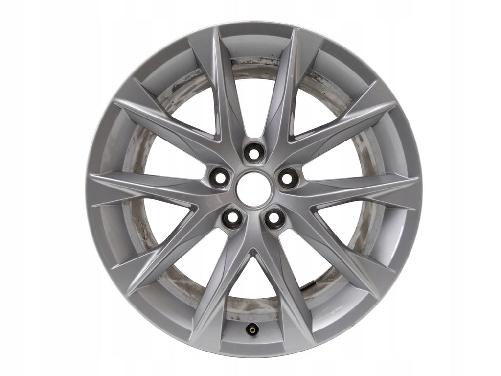 1x Alufelge 18 Zoll 7.5" 5x112 51ET Glanz Silber 5F0601025AA Seat Leon Rim Wheel FEL3853709350vy