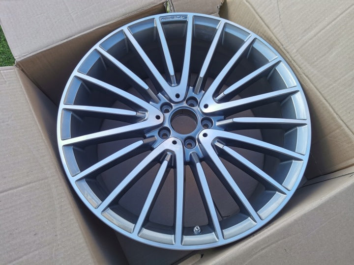 1x Alufelge 21 Zoll 9.0" 5x112 34ET Glanz Silber A2234011700 Mercedes-Benz W223 FEL9357518671am