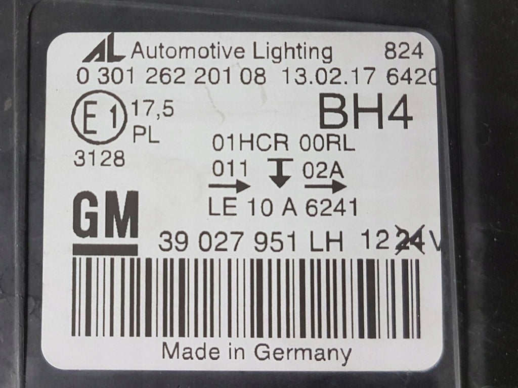 Frontscheinwerfer Opel Astra J 39027951 LE10A6241 Ein Stück (Rechts oder Links) SCH6679770487jc