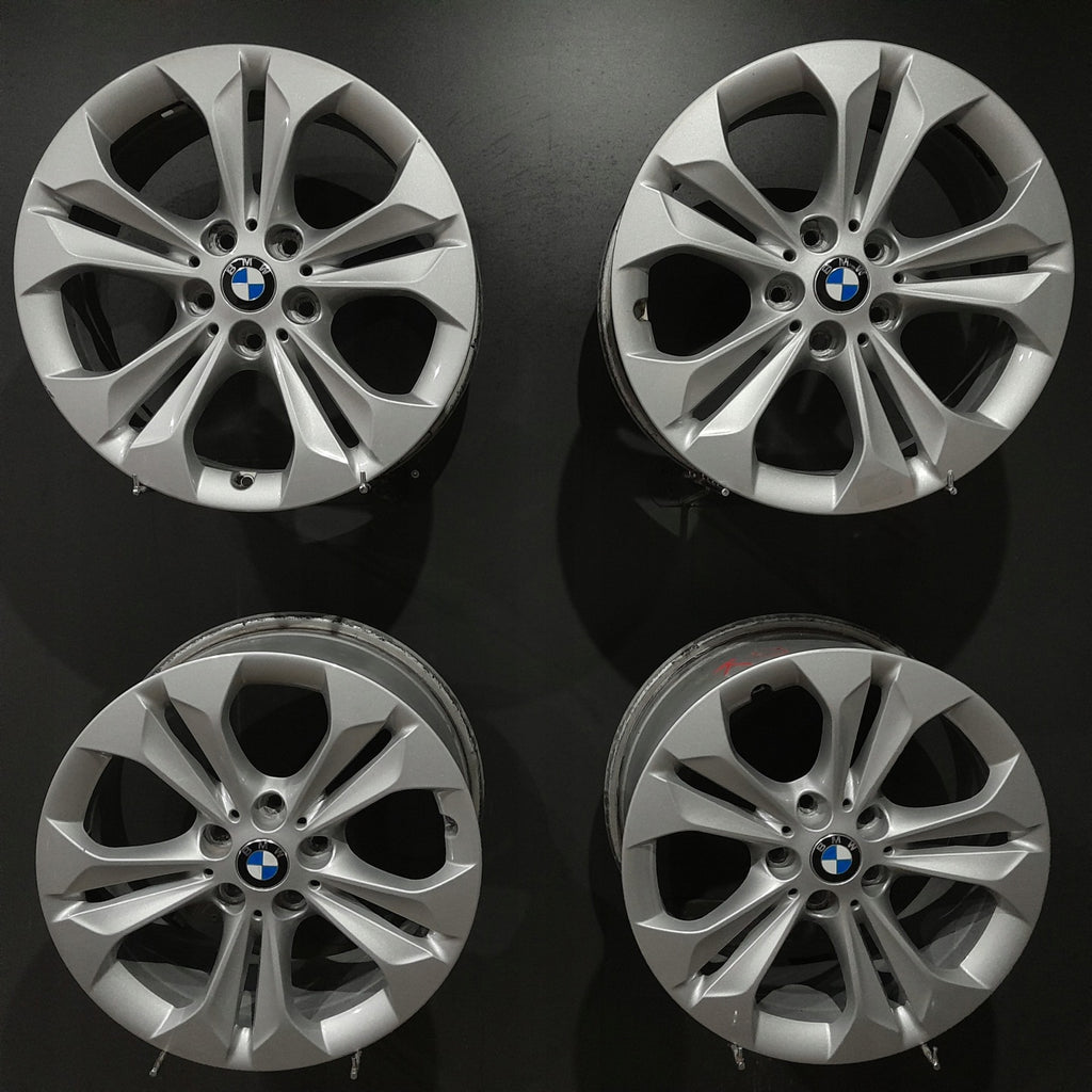 4x Alufelge 17 Zoll 7.5" 5x112 52ET Glanz Silber 6856065-BM BMW F39 X1 F48 FEL7354087968qm