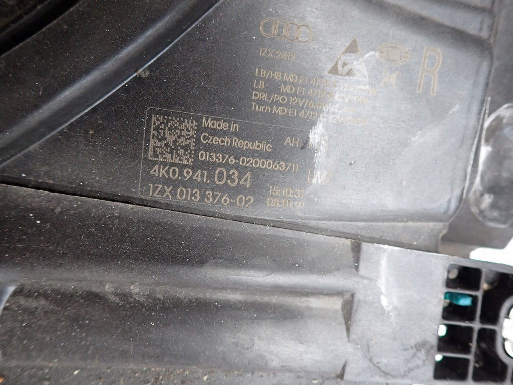 Frontscheinwerfer Audi A6 C8 4K0941034 51118098644 Rechts Scheinwerfer Headlight