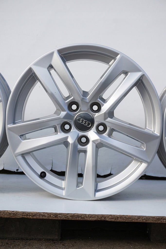 4x Alufelge 17 Zoll 7.0" 5x112 42ET Glanz Silber 8W0601025 Audi Rim Wheel FEL2834719895pd