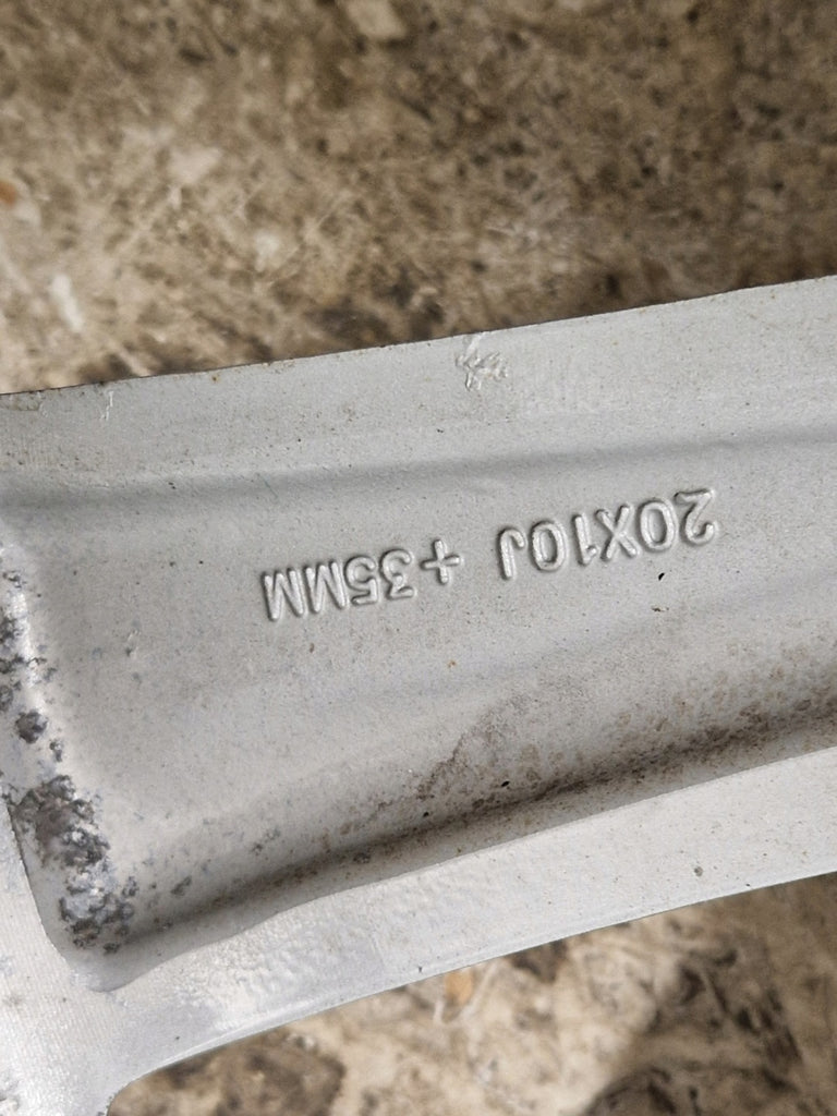 1x Alufelge 20 Zoll 10.0" 5x120 35ET 1027225-00-A Tesla Model X Rim Wheel FEL3012476872mm