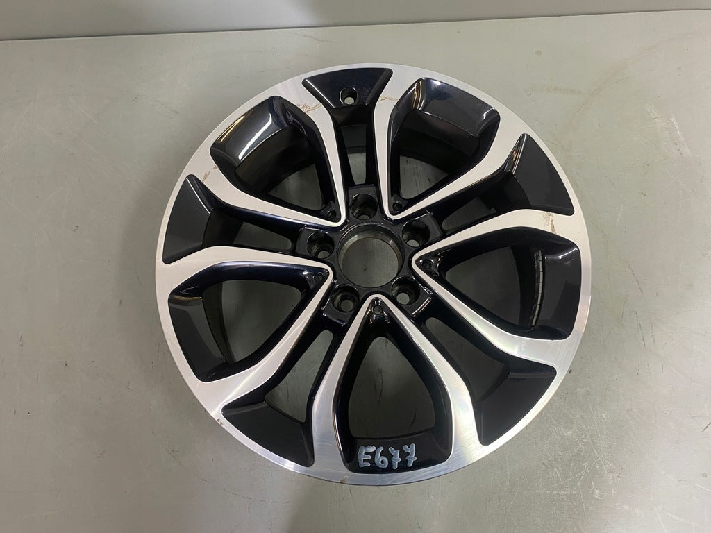 1x Alufelge 17 Zoll 7.0" 5x112 38ET Glanz Graphit A2054010200 Mercedes-Benz W205 FEL2666414927ok