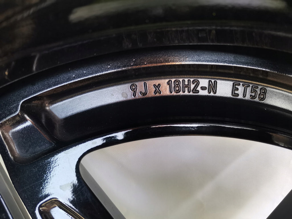 1x Alufelge 18 Zoll 9.0" 5x112 58ET Glanz Graphit A2064016600 Mercedes-Benz W206