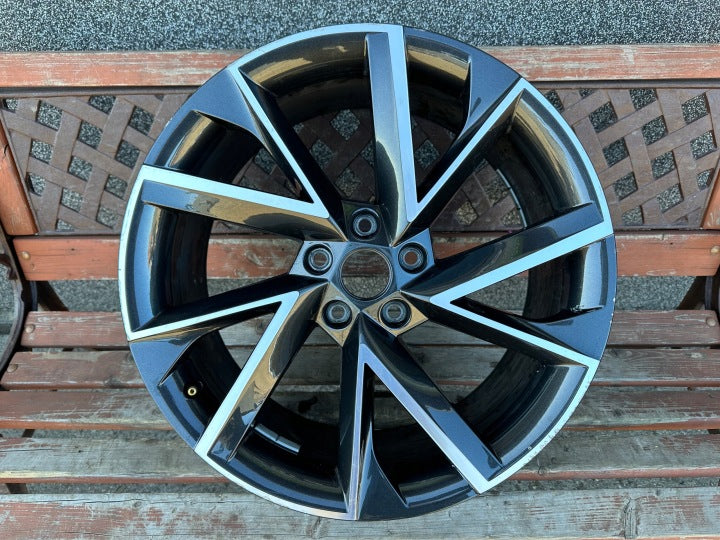 1x Alufelge 19 Zoll 8.0" 5x112 45ET 57A601025R Skoda Karoq Nu7 Rim Wheel FEL7993139681jw