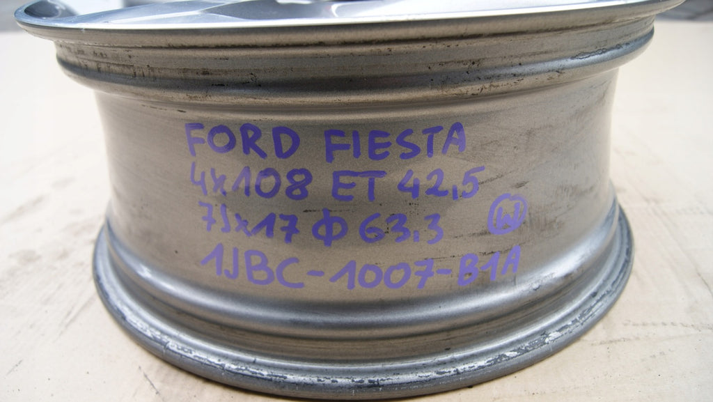 1x Alufelge 17 Zoll 7.0" 4x108 1JBC-1007-B1A Ford Rim Wheel