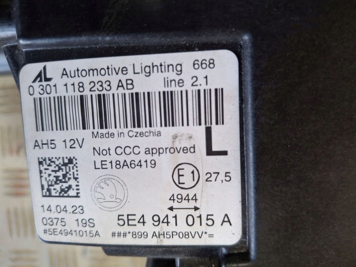 Frontscheinwerfer Skoda Octavia IV 5E4941015A Links Scheinwerfer Headlight SCH1791767043im