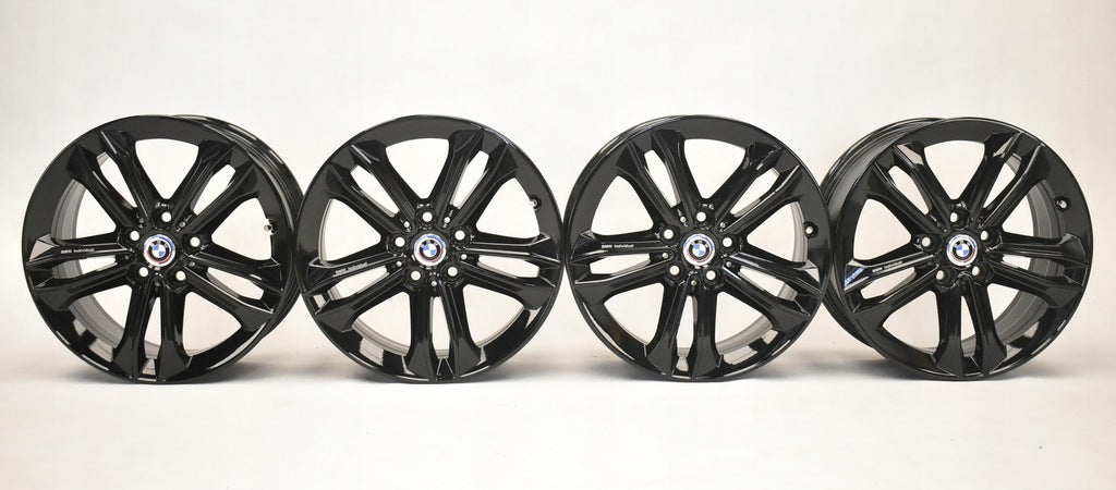 4x Alufelge 17 Zoll 7.5" 5x112 54ET Glanz Grau 6856087 BMW F45 F46 Mg Rim Wheel FEL4019484587kv